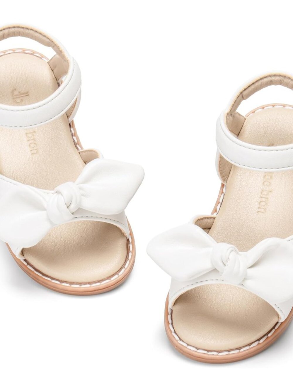 Toddler Girls Sandals Wedding Flower Girl Dress Shoes Open Toe Flats
